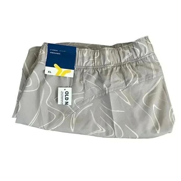 NWT Old Navy Quick Dry Active 4 Way Stretch Board Shorts Neutral B Sz XL #1184 - Picture 6 of 13